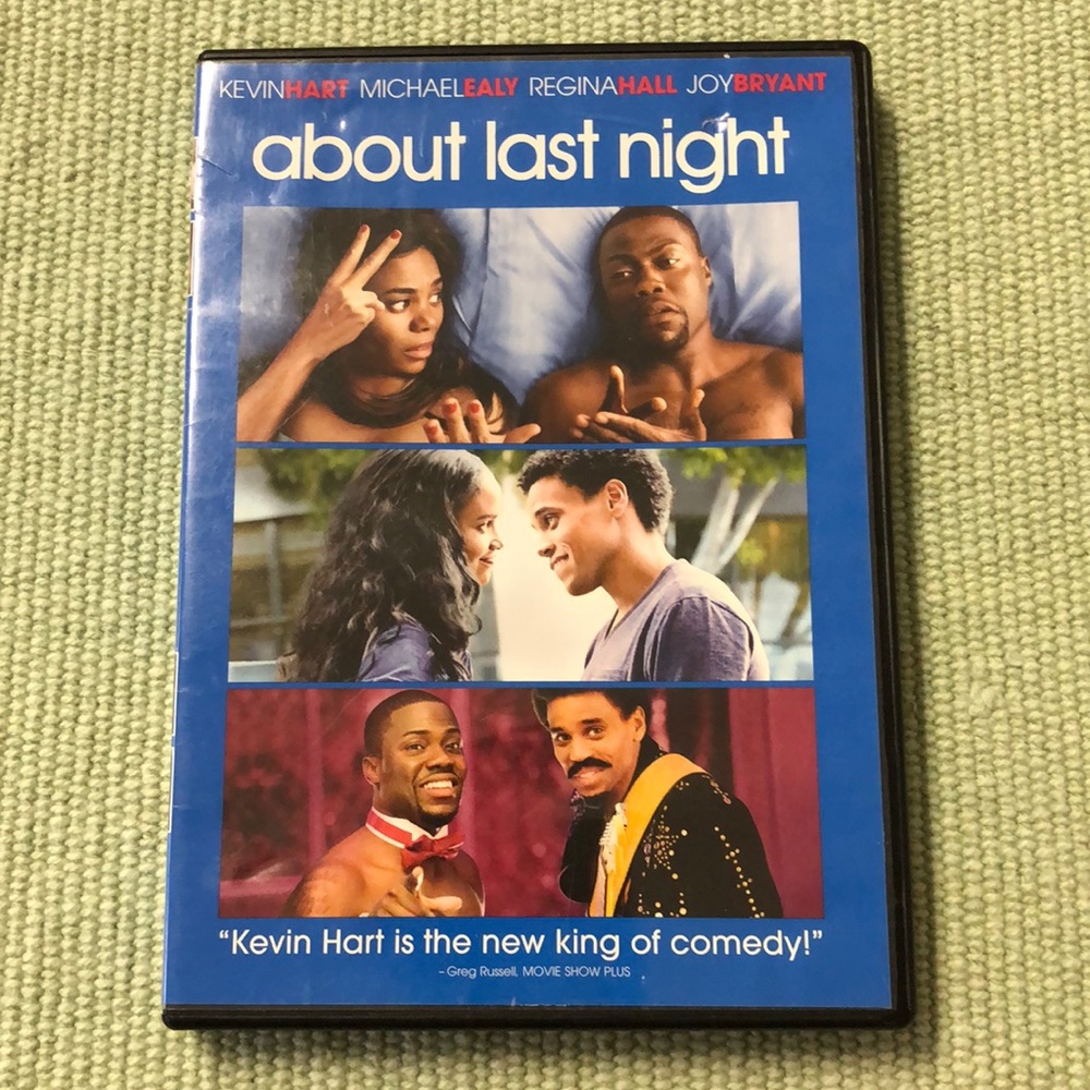 About Last Night DVD Black Romantic Comedy Kevin Hart Regina Hall (R) Sony
